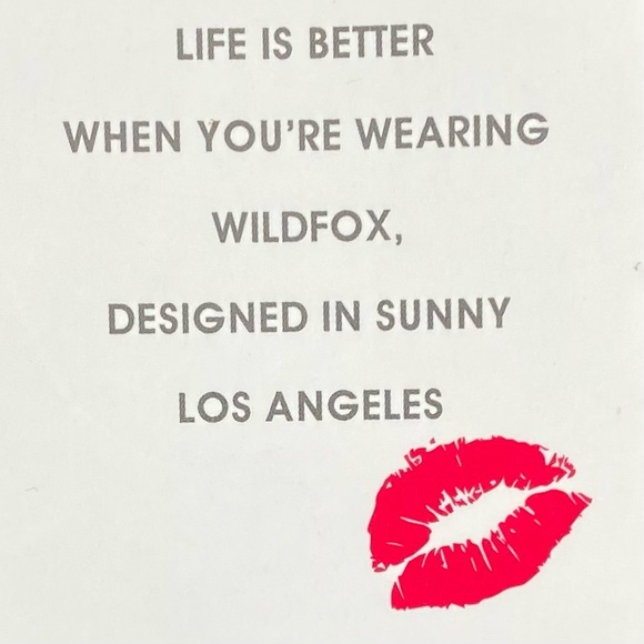 NWT Wildfox Social Sweatshirt Navy Blue Cotton Blend Statement Size Small - Picture 6 of 9